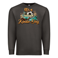 Smoke It's a Soccer Kinda Day Premium Sweatshirt - HowdyJamesFarm