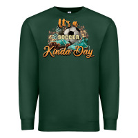 Sports Green It's a Soccer Kinda Day Premium Sweatshirt - HowdyJamesFarm