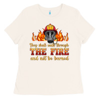 Bone the fire with firefighter air mask Ladies Tee - HRA Design Shop