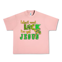 Salmon i dont need luck i have got jesus Urban Heavy Tee - AdoDesignShop