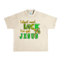 Sandshell i dont need luck i have got jesus Urban Heavy Tee - AdoDesignShop