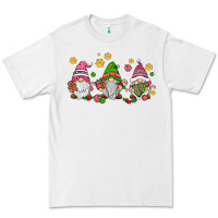White pink christmas gnomies Premium Tee - AdoDesignShop