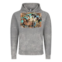 Cloud Rock 3 western horses running free Vintage Hoodie - LillyAllenDesigns