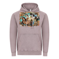 Vintage Zinc 3 western horses running free Vintage Hoodie - LillyAllenDesigns