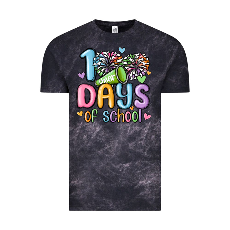 100 Days Of School Cheer Vintage Tee by MaliasSmallBusiness | Teevron