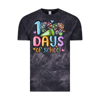 Cloud Black 100 days of school cheer Vintage Tee - MaliasSmallBusiness
