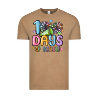 Vintage Coffee 100 days of school cheer Vintage Tee - MaliasSmallBusiness