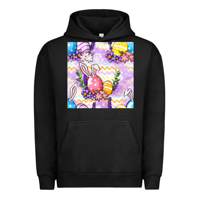 Easter Eggs With Flowers Seamless Pattern Urban Hoodie by BundleAndBundleShop | Teevron