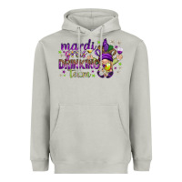 Moon Dust Mardi Gras drinking team with gnome Heavyweight Hoodie - HowdyJamesFarm