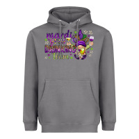 Storm Mardi Gras drinking team with gnome Heavyweight Hoodie - HowdyJamesFarm