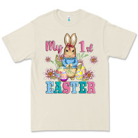 Bone my first easter with baby bunny and eggs Premium Tee - AdoDesignShop