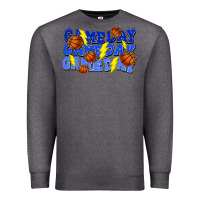Charcoal Heather Game day game day game day lightning bolt Premium Sweatshirt - HowdyJamesFarm