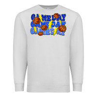 Dove Grey Game day game day game day lightning bolt Premium Sweatshirt - HowdyJamesFarm