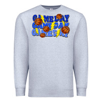 Heather Grey Game day game day game day lightning bolt Premium Sweatshirt - HowdyJamesFarm