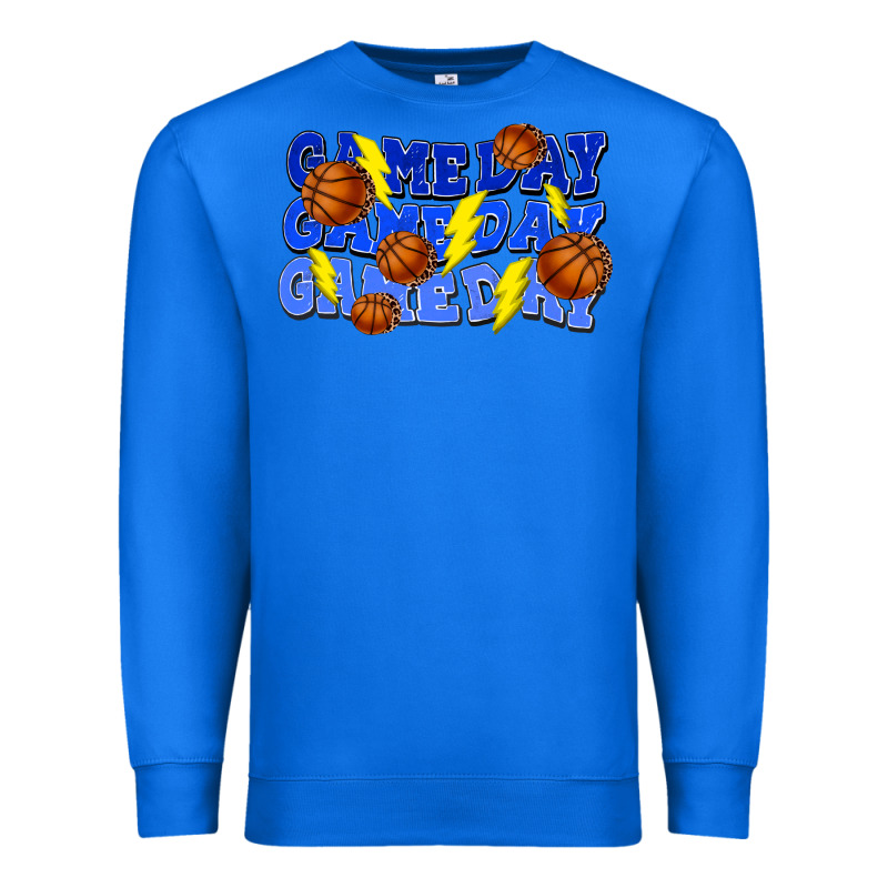 Game Day Game Day Game Day Lightning Bolt Premium Sweatshirt by HowdyJamesFarm | Teevron