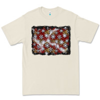 Bone christmas snow crystals background Premium Tee - BundleAndBundleShop