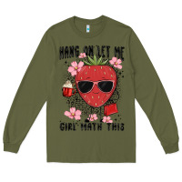 Army Green hang on let me girl math this Long Sleeve Tee - MaliasSmallBusiness