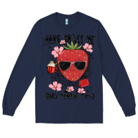 Navy hang on let me girl math this Long Sleeve Tee - MaliasSmallBusiness