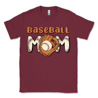 Burgundy baseball mom Classic Tee - MaliasSmallBusiness
