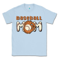 Dusty Blue baseball mom Classic Tee - MaliasSmallBusiness