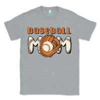 Heather Grey baseball mom Classic Tee - MaliasSmallBusiness