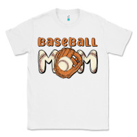 White baseball mom Classic Tee - MaliasSmallBusiness
