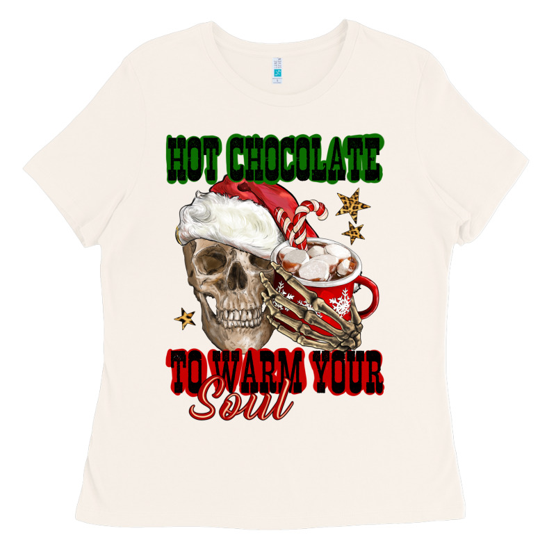 Hot Chocolate To Warm Your Soul Ladies Tee by FaDigitalArtStudio | Teevron