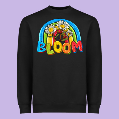 Bloom Heavyweight Sweatshirt Designed By Nancycooperartshop