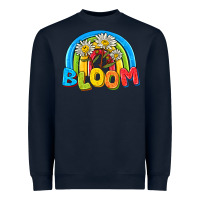 Navy bloom Heavyweight Sweatshirt - NancyCooperArtShop