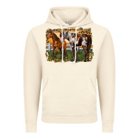 Vintage Artic 2 horses at the ranch Vintage Hoodie - LillyAllenDesigns