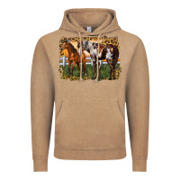 Vintage Coffee 2 horses at the ranch Vintage Hoodie - LillyAllenDesigns