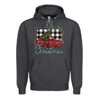 Smoke Merry Christmas Truck Zipper Hoodie - Bettercallsaul