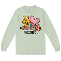 Matcha peace love preschool Long Sleeve Tee - JahusDesignShop
