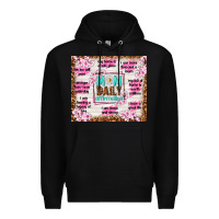 Black mom daily affirmation Premium Hoodie - TumblerDesignByShophia