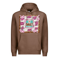 Chestnut mom daily affirmation Premium Hoodie - TumblerDesignByShophia