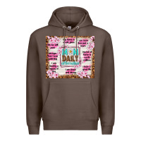 Coffee mom daily affirmation Premium Hoodie - TumblerDesignByShophia