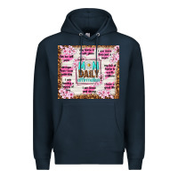 Navy mom daily affirmation Premium Hoodie - TumblerDesignByShophia