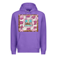 Purple mom daily affirmation Premium Hoodie - TumblerDesignByShophia