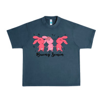 Midnight Navy easter bunny Urban Heavy Tee - MaliasSmallBusiness