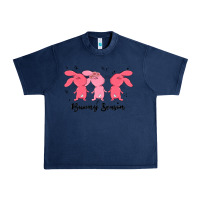 Navy easter bunny Urban Heavy Tee - MaliasSmallBusiness