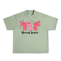 Oil Green easter bunny Urban Heavy Tee - MaliasSmallBusiness