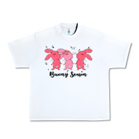 White easter bunny Urban Heavy Tee - MaliasSmallBusiness