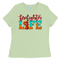 Matcha firefighter life Ladies Tee - HRA Design Shop