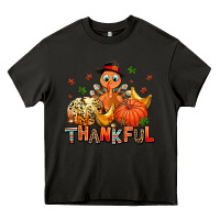 Asphalt thankful pumpkins and turkey Heavy Core Tee - AdoDesignShop