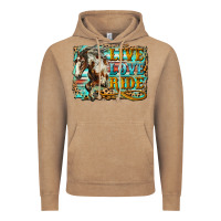 Vintage Coffee live love ride horse Vintage Hoodie - LillyAllenDesigns