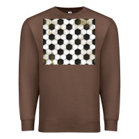 Chestnut distressed soccer pattern Premium Sweatshirt - TumblerDesignByShophia