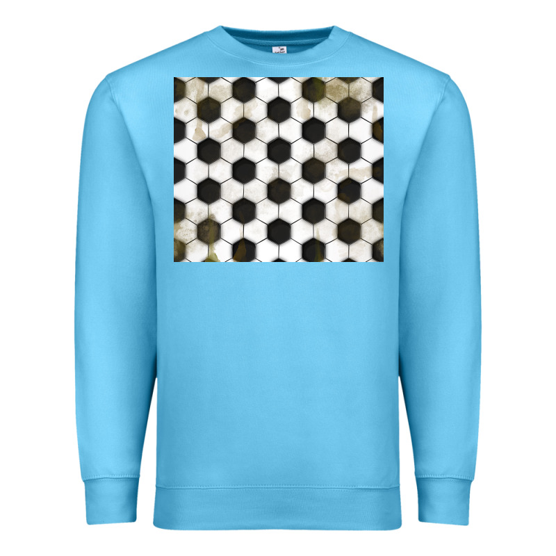 Distressed Soccer Pattern Premium Sweatshirt by TumblerDesignByShophia | Teevron