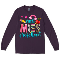 Plum little miss preschool Long Sleeve Tee - NancyCooperArtShop