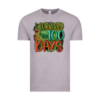 Vintage Zinc i survived 100 days Vintage Tee - MaliasSmallBusiness