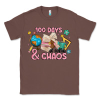 Chestnut 100 days of coffe and chaos Classic Tee - MaliasSmallBusiness
